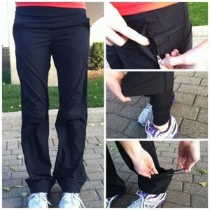 Lululemon Dog Runner Lined Track Pants - black